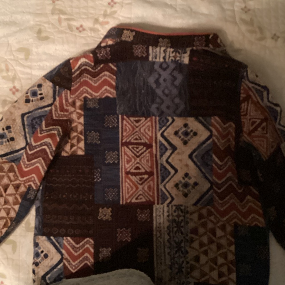Alfred Dunner Multicolor Patchwork Jacket - Picture 4 of 5